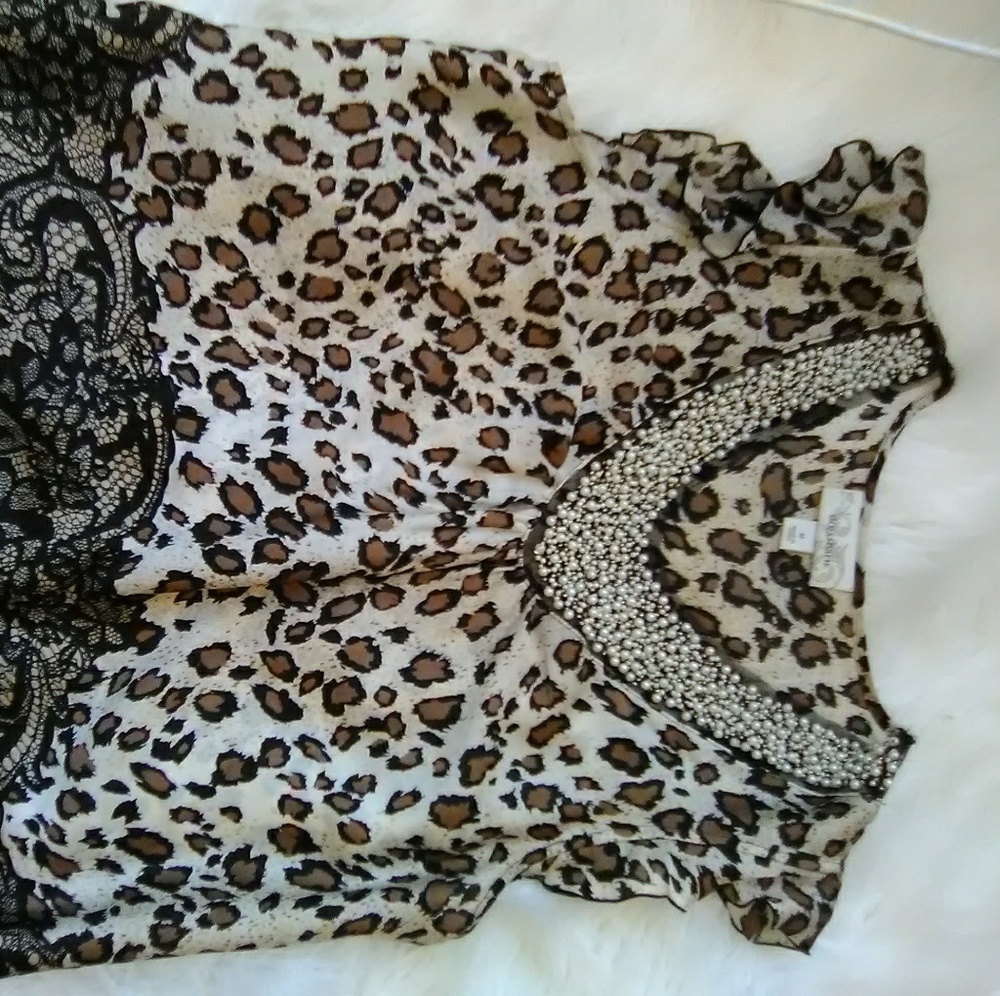 Dressbarn Embellished Blouse